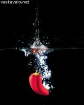 veteen-uppoava-paprika