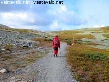 vaeltaja-kiirunankiepin-vaellusreitilla
