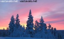 auringonlasku-saariselalla