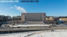 eduskuntatalo-talvipaivana