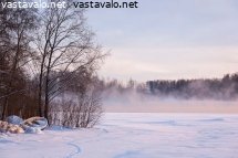 hoyryava-joki-auringonlaskun-aikaan