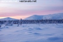 kaamoksen-valo-pallastuntureilla