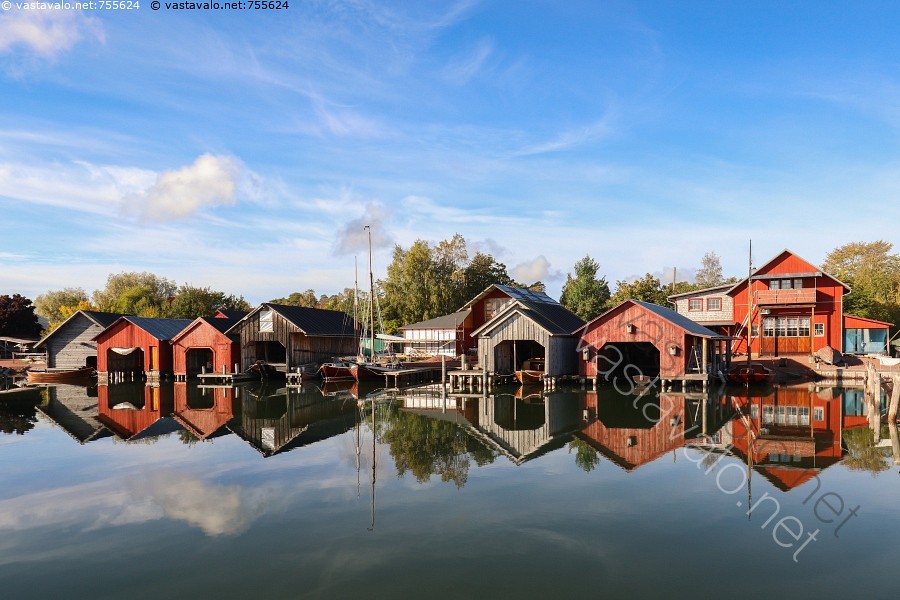 Kuva Maarianhaminan merikortteli merikortteli venevaja venesuoja