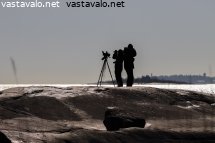 lintuharrastajia-lauttasaaressa
