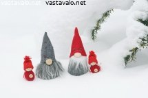 tonttuperhe-ulkona